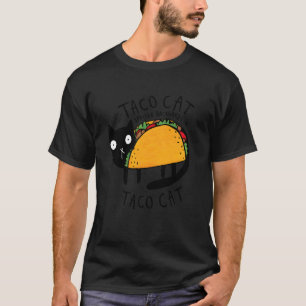 逆さまに書くとTacocat 面白い タコキャット シンコ デ Tシャツ