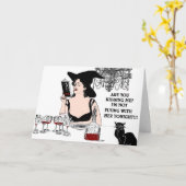 逆さまに読むこと カード (黄色い花)