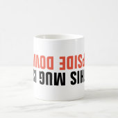 逆さまに コーヒーマグカップ (中央)