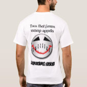 逆さまに Tシャツ (裏面)