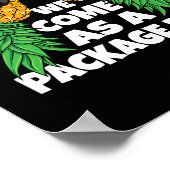 逆さまにPineapple Swingerカップルのパッケージ契約 ポスター (角)