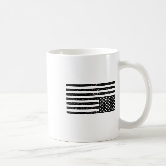 逆さまのアメリカ国旗 コーヒーマグカップ (右)
