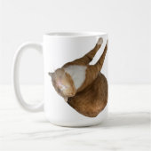 逆さまのサンシャインキャット コーヒーマグカップ (左)