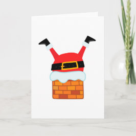 逆さまのサンタ シーズンカード