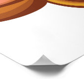 逆さまのテディベア ポスター (角)