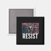 逆さまのディストressedアメリカ国旗 USA マグネット (正面/裏面)