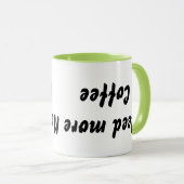 逆さまのマグ マグカップ (正面右)