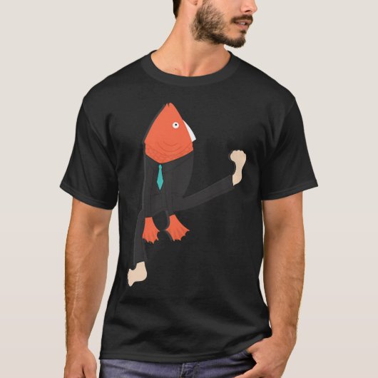 逆さまのマーメン Tシャツ (正面)