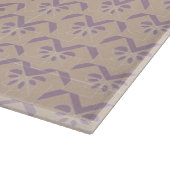 逆さまのラベンダーパターン カッティングボード (角)