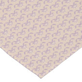 逆さまのラベンダーパターン ショートテーブルランナー (コーナー)