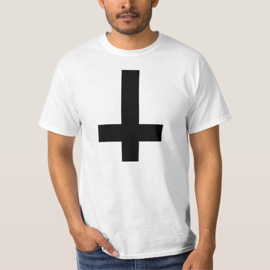 逆さまの十字 Tシャツ (正面)