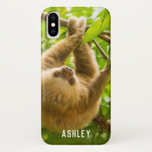 逆さまの怠惰 はあなたの名前を加えます iPhone X ケース
