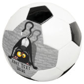 逆さまの猫の面白いキャラクター サッカーボール (3/4)