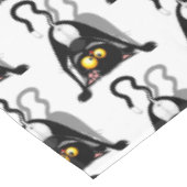 逆さまの猫の面白いキャラクター テーブルクロス (アングル)