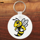 逆さまのImabee 面白い蜂 キーホルダー (正面)