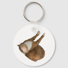 逆さまサンシャイン猫 キーホルダー