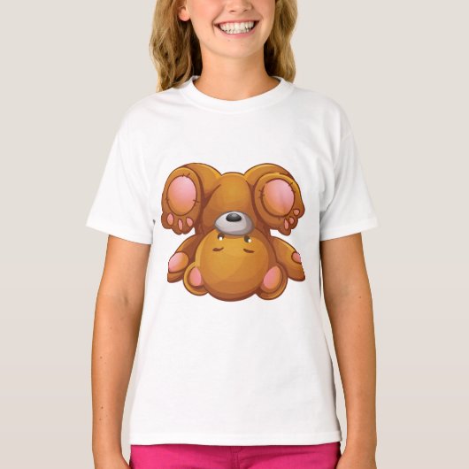 逆さまテディベア Tシャツ (正面)