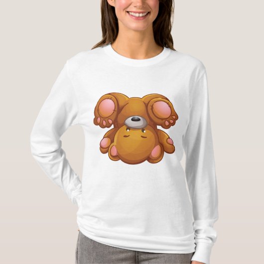 逆さまテディベア Tシャツ (正面)