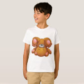 逆さまテディベア Tシャツ (正面フル)