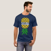 逆さまパイナップルのギフト Tシャツ (正面フル)