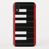逆さまピアノ鍵盤 Case-Mate iPhoneケース (裏面)