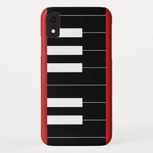 逆さまピアノ鍵盤 Case-Mate iPhoneケース (裏面)