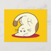 逆さま猫 ポストカード (正面)