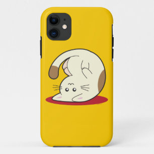 逆さま猫 iPhone 11 ケース