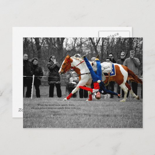 逆さま ポストカード (正面/裏面)