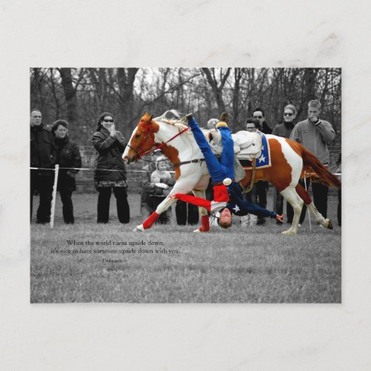 逆さま ポストカード (正面)