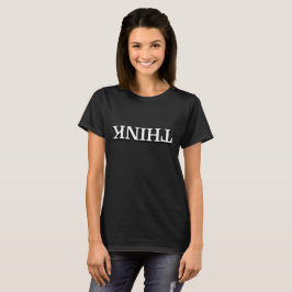 逆さまTHINK Tシャツ | AAスローガンTシャツ