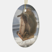 逆さリスオーナメント セラミックオーナメント (左)