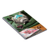 逆さ読の猫の本 ノートブック (右側)