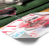 逆さ読の猫の本 ポスター (角)