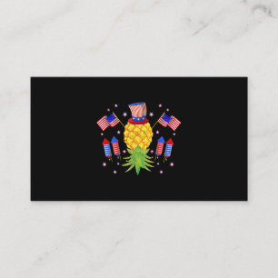 逆さPineappleスインガー電源7月の米国4日 名刺
