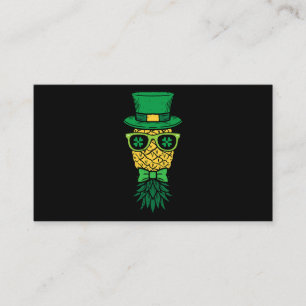 逆さPineapple LeprechaunSt patricks dayM 名刺