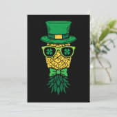 逆さPineapple LeprechaunSt patricks dayM 招待状 (スタンド正面)