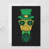 逆さPineapple LeprechaunSt patricks dayM 招待状 (裏面)
