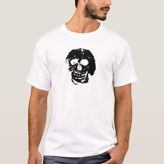 逆にされたスカル1 Tシャツ (正面)