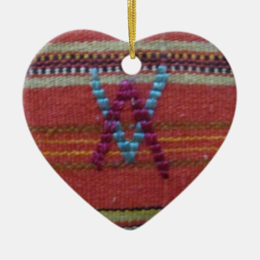 逆にされたV's セラミックオーナメント (正面)