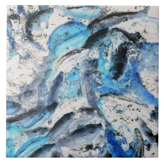 逆になるコイ タイル (正面)