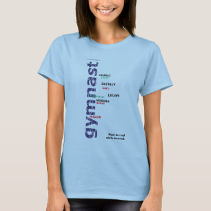 逆になる体育専門家レディース女の子 Tシャツ