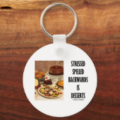 逆に強調されたスペルはデザートである（ユーモア） キーホルダー (正面)