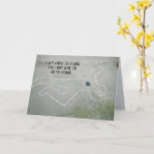 逆の哀悼カード6 カード (黄色い花)