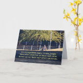 逆の哀悼カード8 カード (黄色い花)