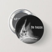 逆のGrinsen 缶バッジ (正面&裏面)