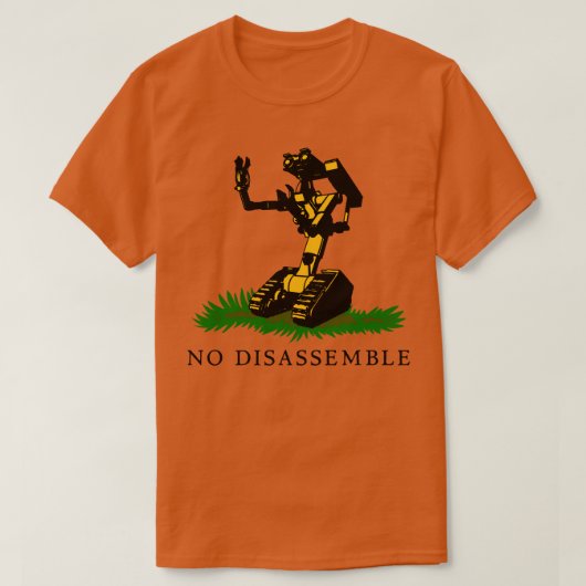 逆アセンブルなし Tシャツ (デザイン正面)