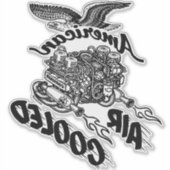 逆アメリカ空冷エンジンコルヴァイビニル シール (正面)