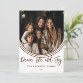 逆アーチトレンディー平和、愛と喜びの写真 シーズンカード (スタンド正面)