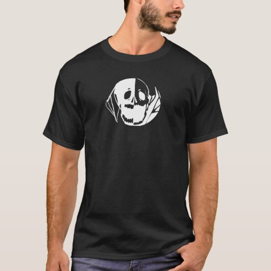逆スカル Tシャツ (正面)